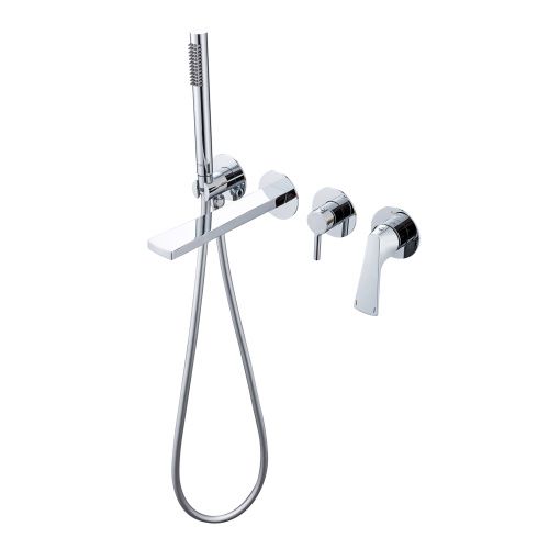 Смеситель для ванны и душа Raglo R07 R07.32 встраиваемый в стену хром