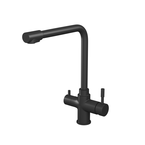 Смеситель для кухни Rush MS9035-33Black на мойку черный