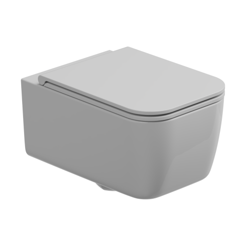 Чаша унитаза подвесная GSG Ceramic Design Brio BRWCSO000 цвет белый без сиденья безободковая каскадный смыв