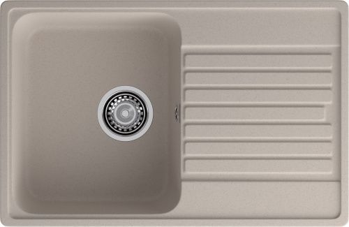 Кухонная мойка Granfest Quarz 78 песочный 74х48 цвет бежевый поверхность матовая