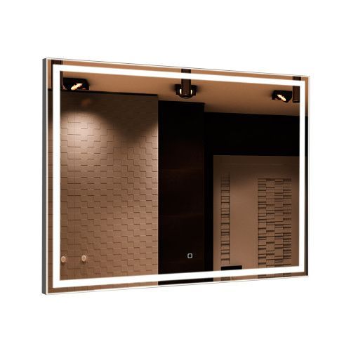 Зеркало в ванную Azario Ливия ФР-00001225 100х80 цвет белый