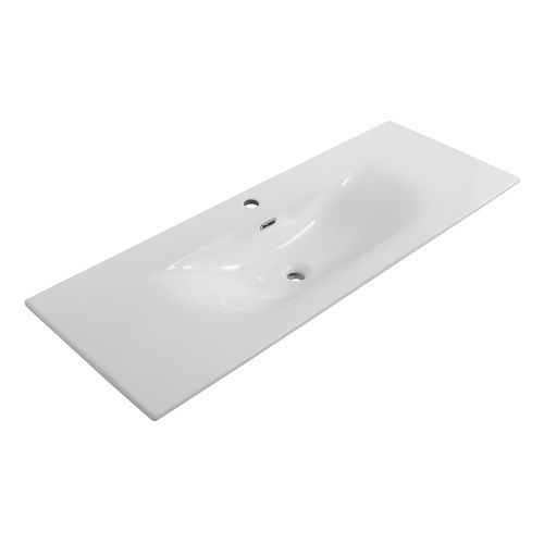 Раковина керамическая BelBagno Uno BB-8099-120 120х50 накладная цвет белый 1 отверстие под смеситель
