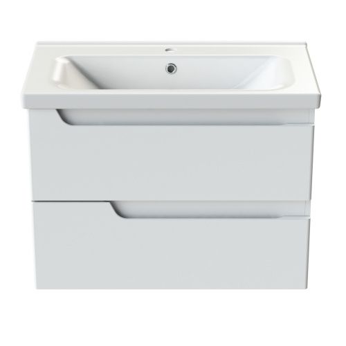 Тумба с раковиной Orange TOPLINE-Milano TP-MR80+RA 82х46х61 цвет белый