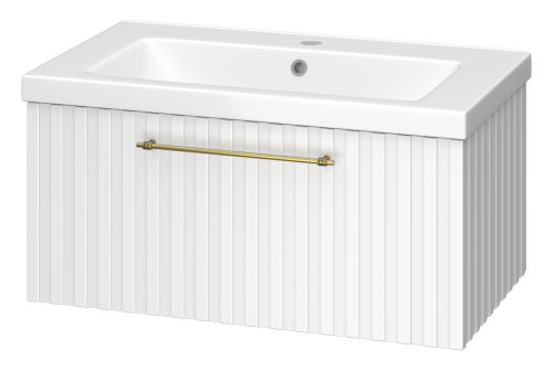 Тумба под раковину Brevita Alicante ALI-09080-0101Я 78х45х35 подвесная