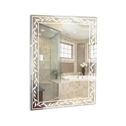 Зеркало в ванную Loranto ФР-00001097 54х75 цвет с рисунком