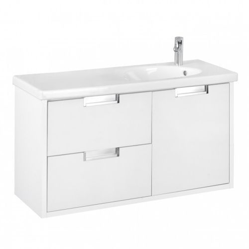 Тумба под раковину Roca Etna 7857302806 96х37х52 подвесная цвет белый