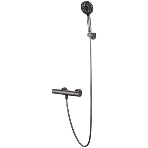 Смеситель для душа Wonzon & Woghand Inn WW-B2029-A-BGG настенный графит с термостатом