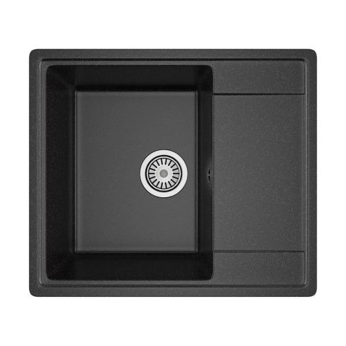 Кухонная мойка Maretti Kitchen 575 KT575-BL 58х50 цвет черный поверхность матовая
