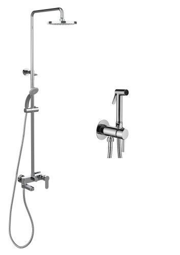 Душевая стойка Paffoni Light KITZCOL632CR110 настенная цвет хром