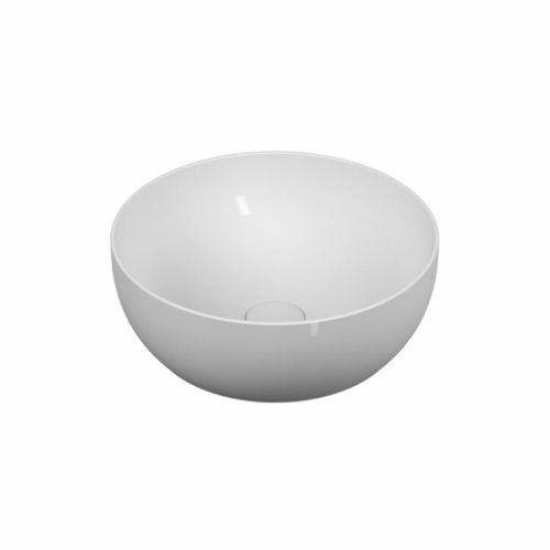Раковина керамическая Vitra Outline 5992B403-0016 40х40 накладная цвет белый без отверстий под смеситель
