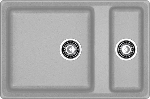 Кухонная мойка Granfest Level LV-760K серый 76х50 цвет серый поверхность матовая