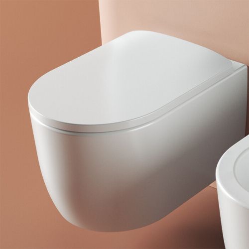 Чаша унитаза подвесная Artceram Monet MNV001 01 00 цвет белый без сиденья безободковая каскадный смыв