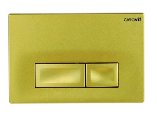 Клавиша смыва механическая Creavit GP3006.00 цвет золото матовое