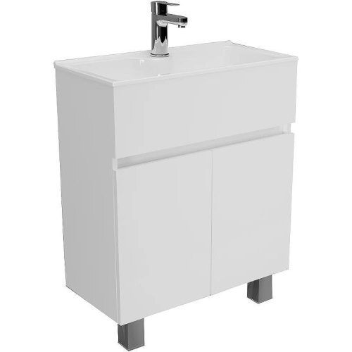 Тумба с раковиной 1MarKa Mira У83301 60х30х85 напольная цвет белый