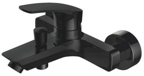 Смеситель для ванны с душем Aquanet Static AF330-20B настенный черный