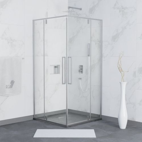 Душевой уголок RGW Stilvoll 06323399-11 90х90 стекло прозрачное профиль хром глянцевый без поддона