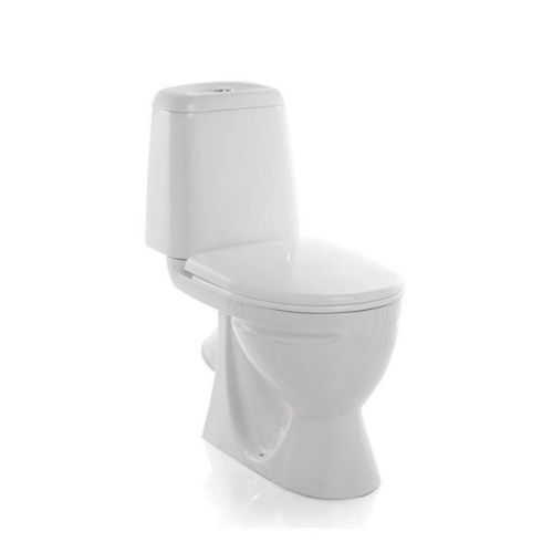 Унитаз-компакт напольный с бачком Sanita Идеал WC.CC/Ideal/2-DM/WHT.G/S1 белый без сиденья каскадный смыв