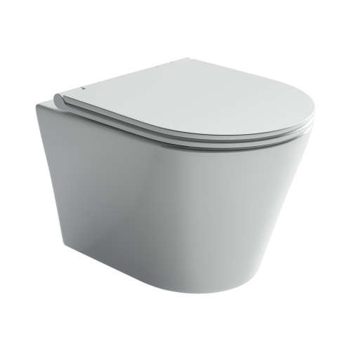 Унитаз подвесной Ceramica Nova FORMA CN3011 белый с сиденьем микролифт безободковый каскадный смыв