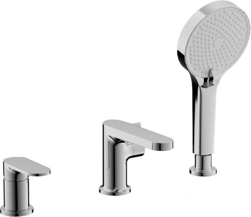 Смеситель BELZ B66713 на борт ванны хром