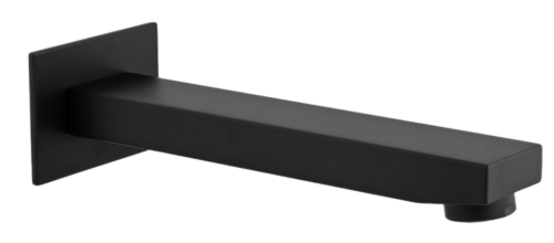 Излив Remer Qubika 91QNO настенный черный матовый