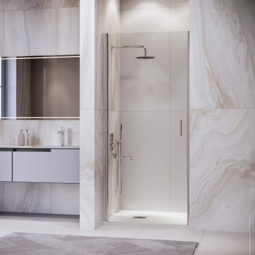 Душевая дверь RGW Leipzig 351200306-11 60х195 стекло прозрачное профиль хром глянцевый