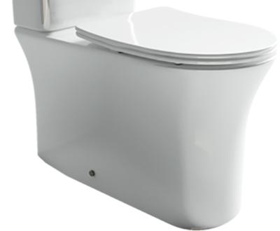 Чаша унитаза напольная Ceramica Nova STAR CN1904-B цвет белый без бачка с сиденьем микролифт безободковая смыв торнадо