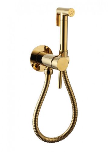 Гигиенический душ со смесителем Ceramalux KRS/003 золото