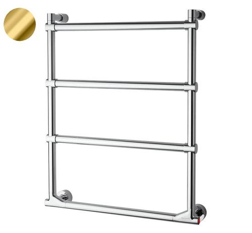 Полотенцесушитель Margaroli Orizzonti 5124704GOB 50х64 электрический золото