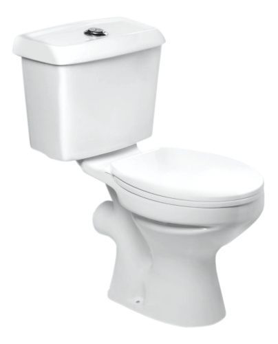 Унитаз-компакт напольный с бачком Loranto CS-B1688 PP белый с сиденьем каскадный смыв