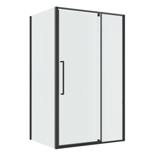 Душевой уголок Niagara Nova NG-35-11AGR-A80GR-34 110х80 стекло прозрачное профиль графит матовый без поддона