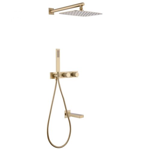 Душевая система ABBER AF8717G встраиваемая в стену