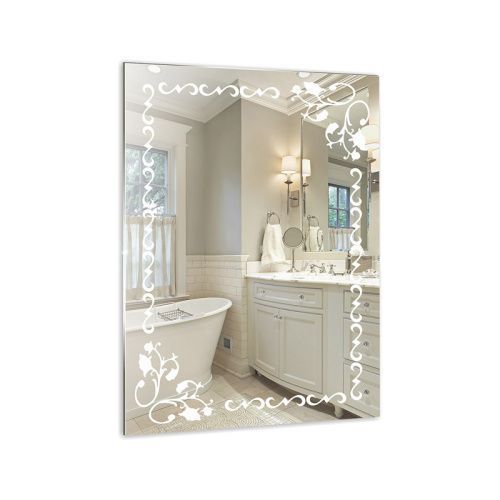 Зеркало в ванную Loranto 00000509 54х75 цвет с рисунком