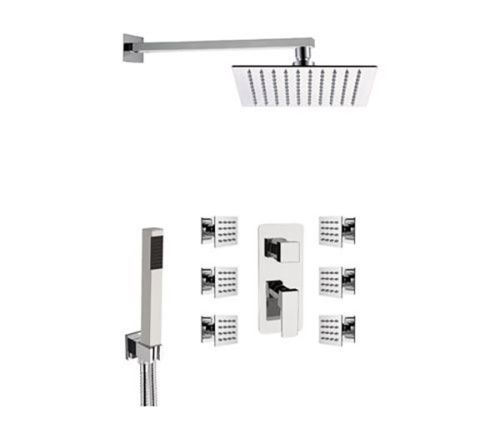 Душевая система Remer Absolute AU93S02UFS20 встраиваемая в стену