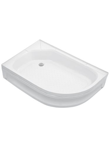 Душевой поддон WEMOR 120/80/24 L (10000002120) 120х80 акрил белый с каркасом