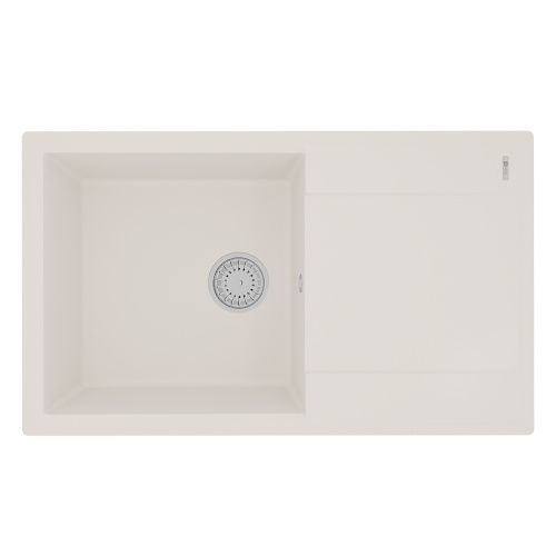 Кухонная мойка LeMark Imandra 840 9910034 84х50 цвет белый поверхность матовая