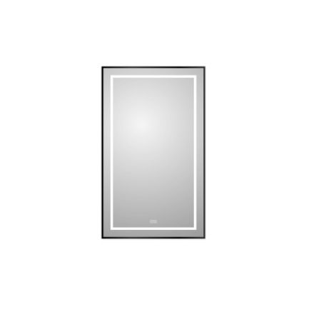 Зеркало в ванную BelBagno Kraft SPC-KRAFT-600-1000-LED-TCH-WARM-NERO 60х100