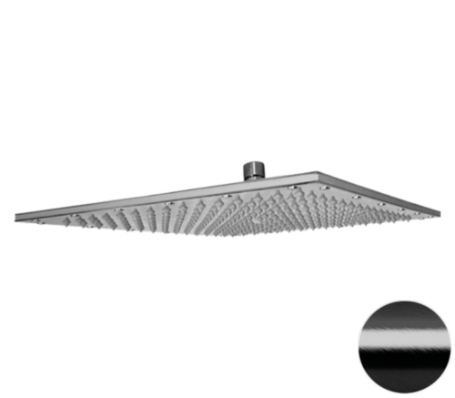 Верхний душ Remer 359SSXLCFPX хром черный/брашированный