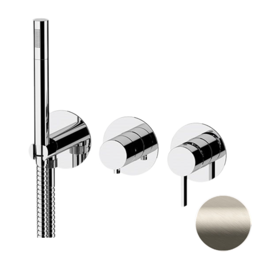 Смеситель для душа Remer Metrica MC97D3PXV встраиваемый в стену сталь