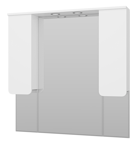 Зеркало-шкаф Misty Чегет П-Чег-02105-01Л 101х17х100 подвесной цвет белый