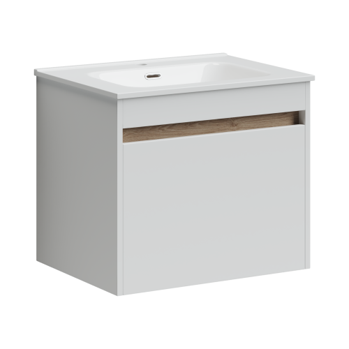 Тумба под раковину Sancos Smart SM60W 59х45х50 подвесная цвет белый