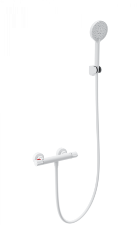 Смеситель для душа Wonzon & Woghand Inn WW-B2063-A-MW настенный белый с термостатом