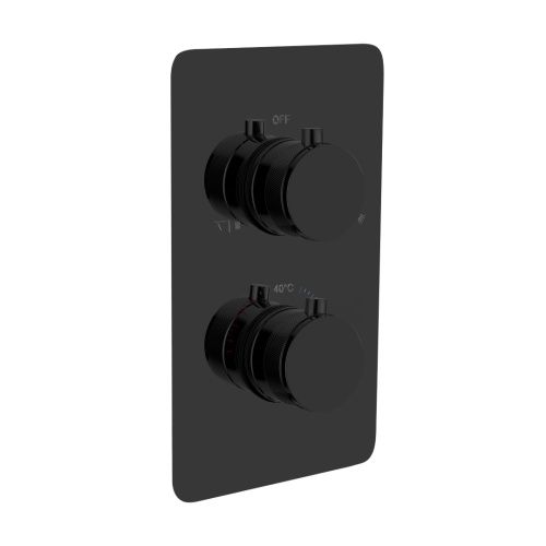 Смеситель для душа Boheme Cell 134-2-SGM встраиваемый антрацит глянцевый с термостатом