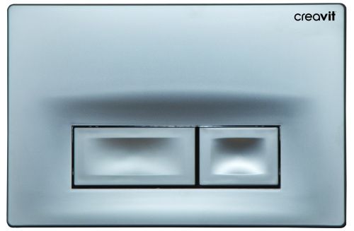 Клавиша смыва механическая Creavit GP3002.00 цвет серый матовый