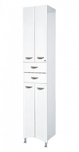 Шкаф-пенал Misty Дрея Э-Дре05040-012Я 40х34х190 напольный цвет белый