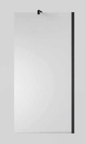 Шторка для ванны Timo T21 90х140 стекло матовое профиль черный ориентация универсальная