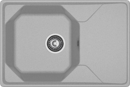 Кухонная мойка Granfest Unique U-740L серый 74х50 цвет серый поверхность матовая