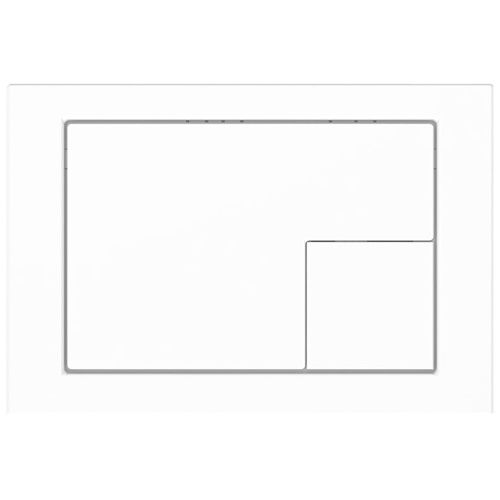 Клавиша смыва механическая KK POL M10 SPP/373/0/K цвет белый глянцевый