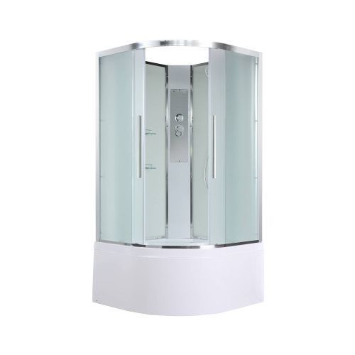 Душевая кабина AvaCan EM EM5010N 100х100 четверть круга без крыши ориентация универсальная