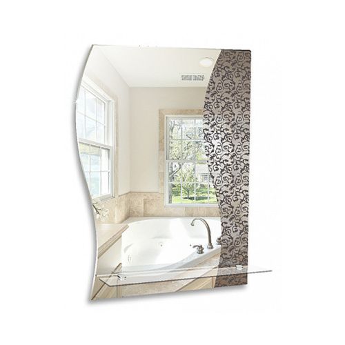 Зеркало в ванную Loranto ФР-00001100 54х75 цвет с рисунком