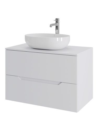 Тумба с раковиной Orange Line Li-80TuwMDF+B05-480W 81х46х68